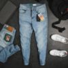 Jean ZARA DNMWR 1975 Slim Fit Blue